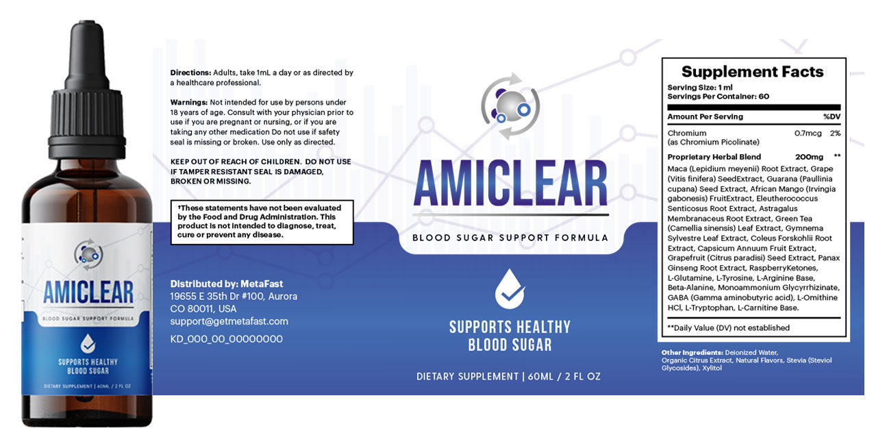 AmiClear supplement: Promote clear skin with natural ingredients